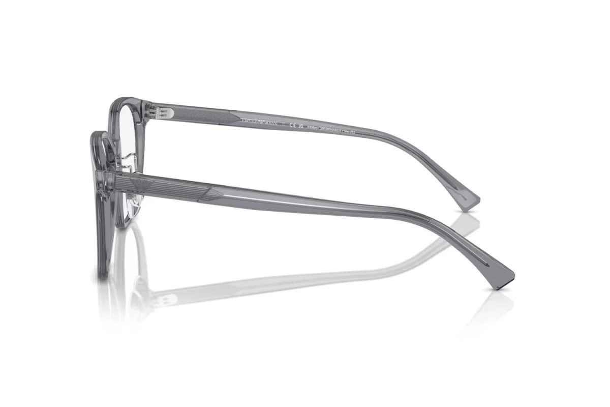 EMPORIO ARMANI - 5029 GRIGIO TRASPARENTE LUCIDO | OCCHIALE DA VISTA UOMO - EA 3241D CALIBRO 52
