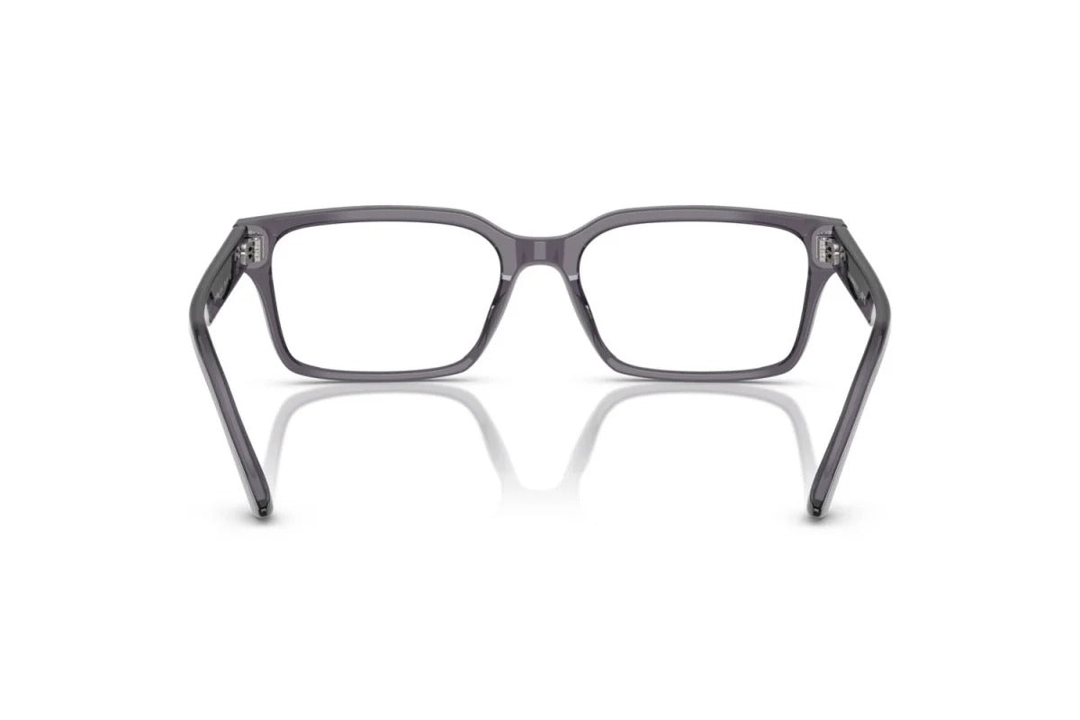 EMPORIO ARMANI - 6106 GRIGIO SCURO TRASPARENTE | OCCHIALE DA VISTA UOMO - EA 3244 CALIBRO 55