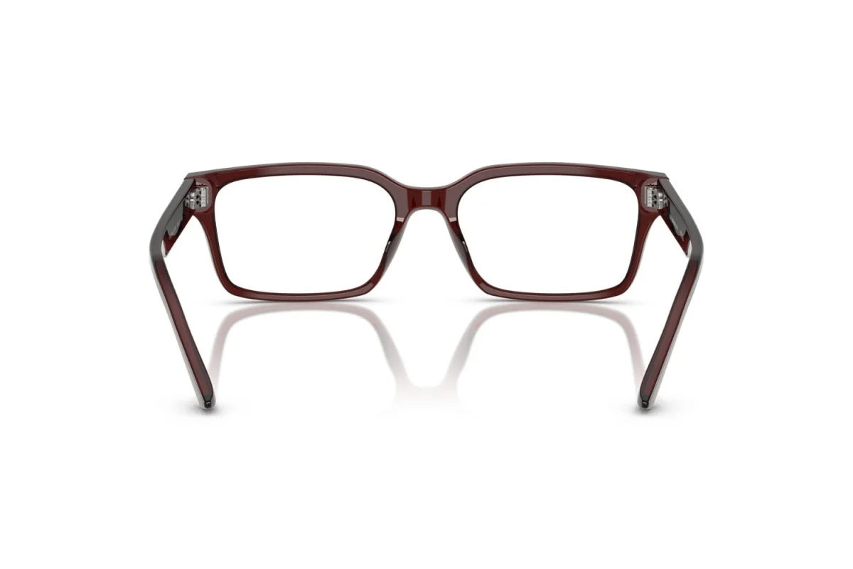 EMPORIO ARMANI - 6174 MARRONE TRASPARENTE | OCCHIALE DA VISTA UOMO - EA 3244 CALIBRO 55