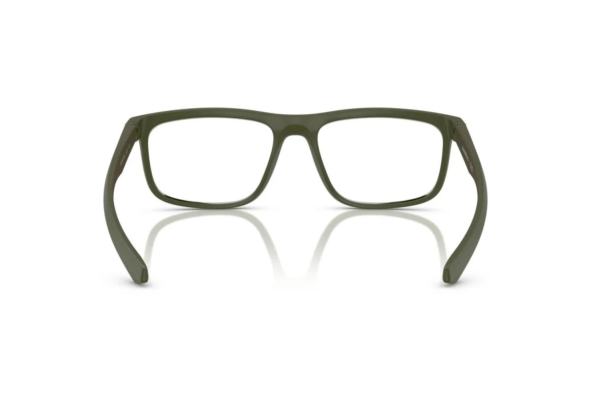 EMPORIO ARMANI - 6184 VERDE OPACO | OCCHIALE DA VISTA UOMO - EA 3246 CALIBRO 53