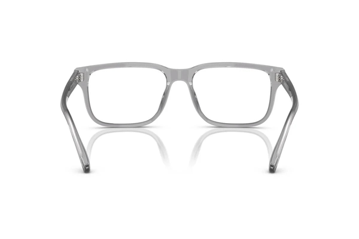 EMPORIO ARMANI - 6202 GRIGIO TRASPARENTE LUCIDO | OCCHIALE DA VISTA UOMO - EA 3250U CALIBRO 56