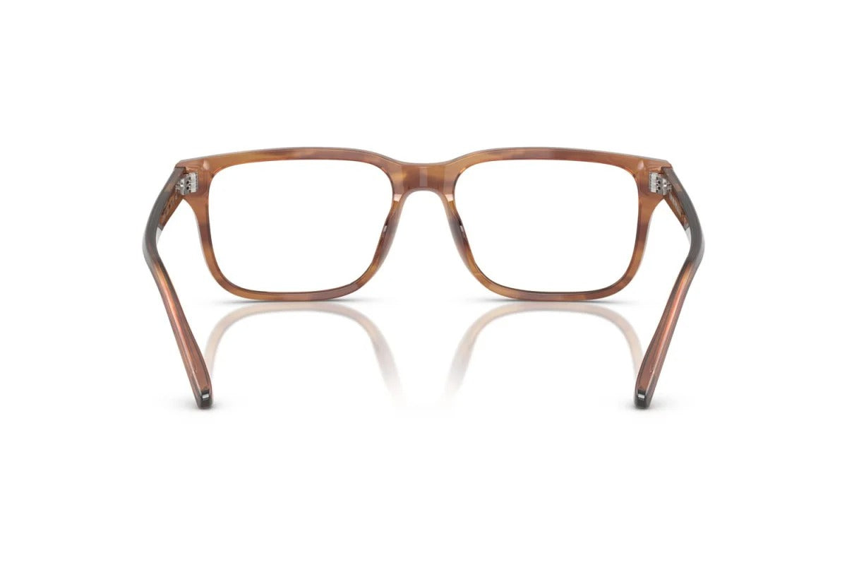 EMPORIO ARMANI - 6203 MARRONE AVANA LUCIDO | OCCHIALE DA VISTA UOMO - EA 3250U CALIBRO 56