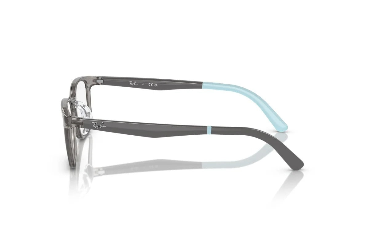 OCCHIALE DA VISTA BAMBINO UNISEX | RAY-BAN JUNIOR RY 1626D - 3908 GRIGIO TRASPARENTE - CALIBRO 47