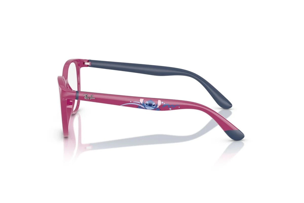 OCCHIALE DA VISTA BAMBINO UNISEX | RAY-BAN JUNIOR RY 1631 - 7508 FUCSIA/BLU GOMMA - CALIBRO 45