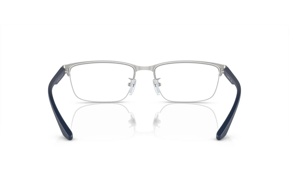 OCCHIALE DA VISTA UOMO | EMPORIO ARMANI EA 1147 - 3368 ARGENTO OPACO/BLU - CALIBRO 55