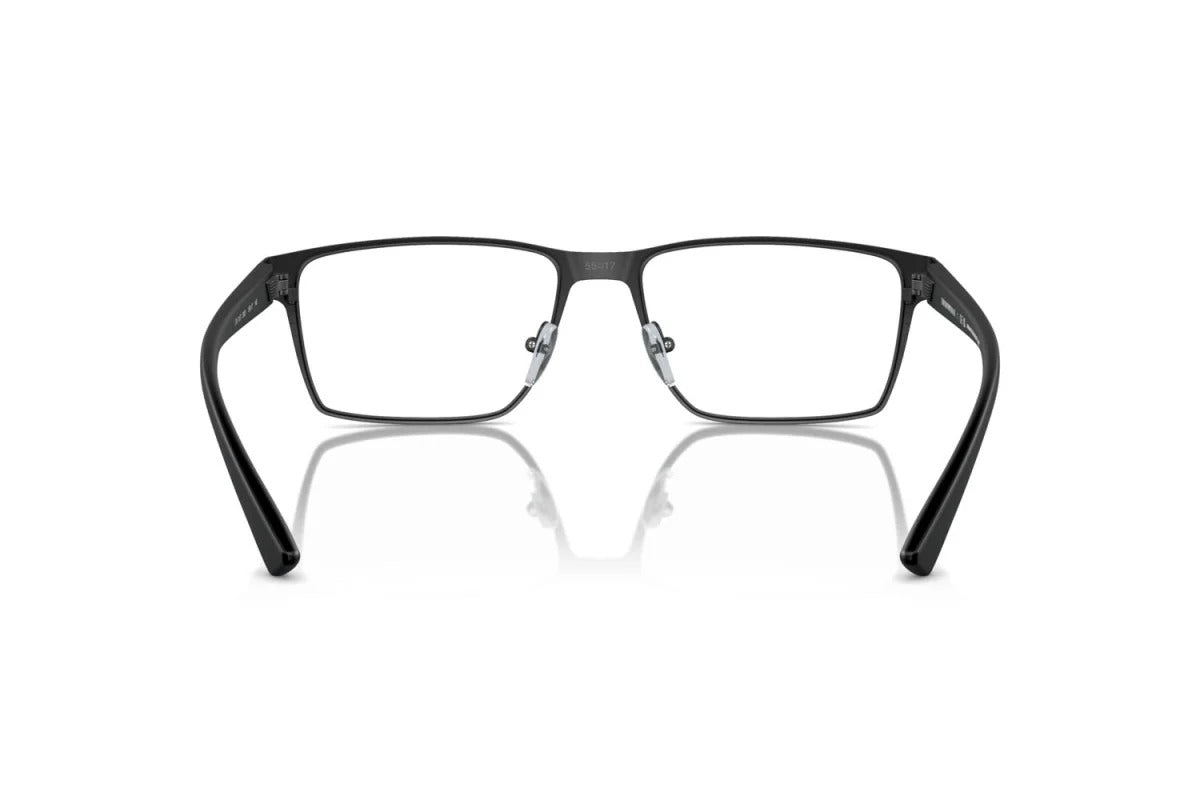 EMPORIO ARMANI - 3001 NERO OPACO | OCCHIALE DA VISTA UOMO - EA 1157 CALIBRO 55