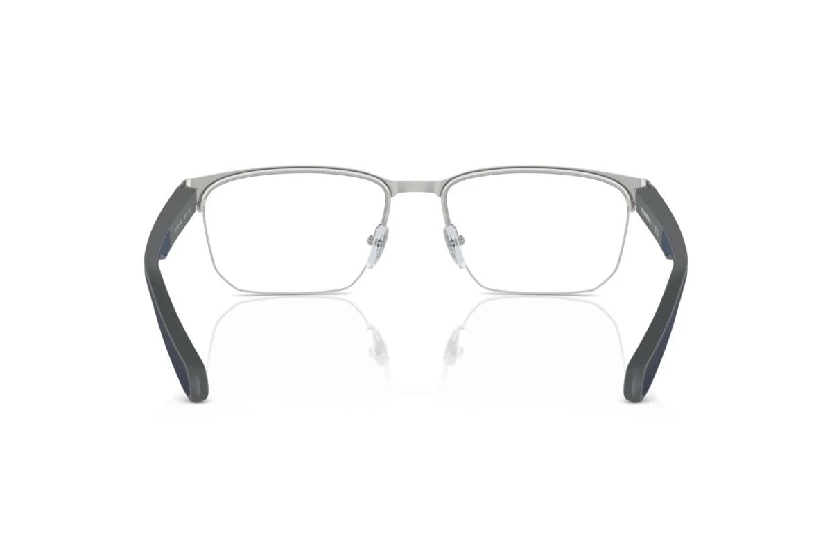 EMPORIO ARMANI - 3045 ARGENTO OPACO | OCCHIALE DA VISTA UOMO - EA 1162 CALIBRO 56