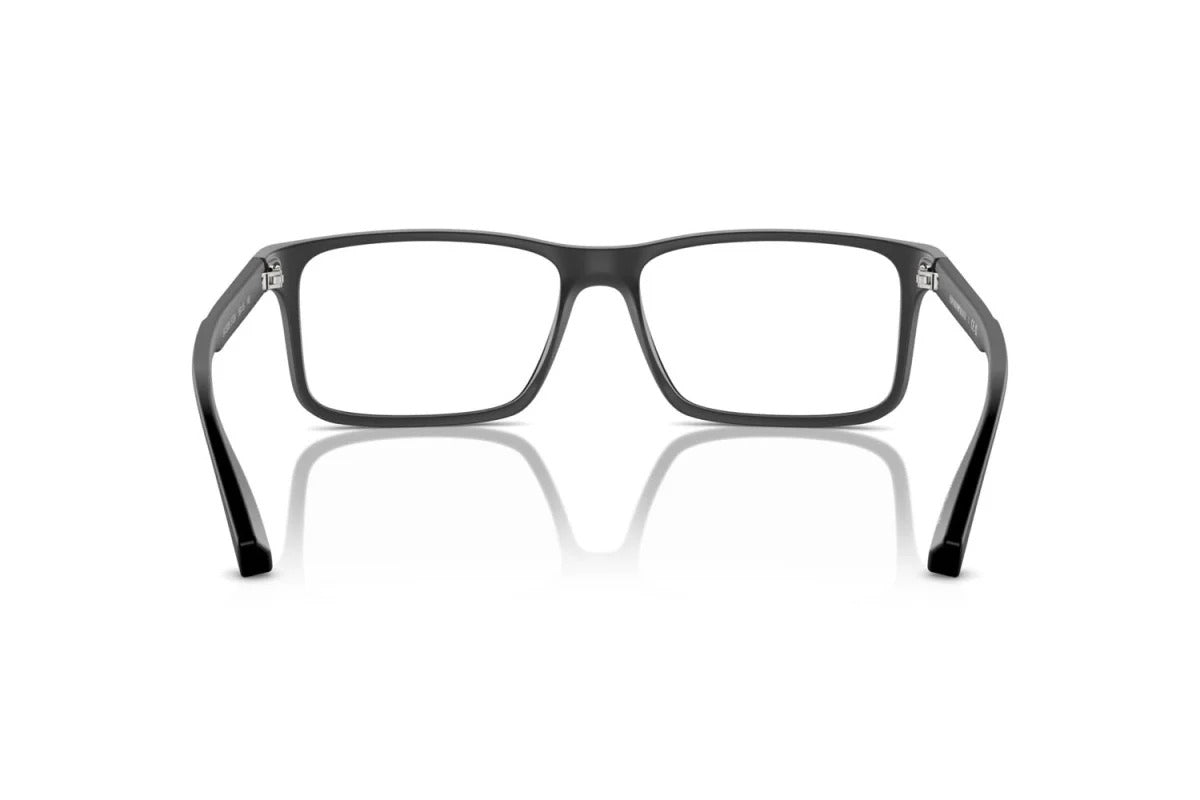 EMPORIO ARMANI - 5126 GRIGIO SCURO OPACO | OCCHIALE DA VISTA UOMO - EA 3038 CALIBRO 54