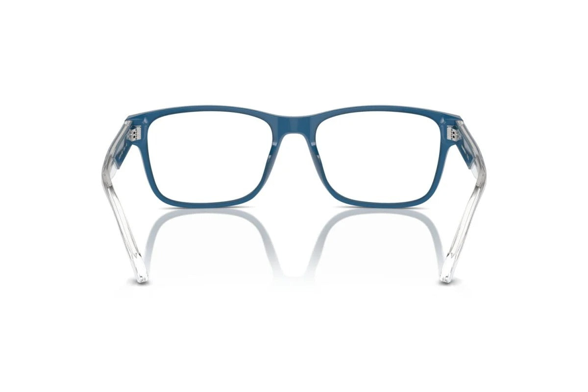 EMPORIO ARMANI - 6092 BLU OPALINO LUCIDO | OCCHIALE DA VISTA UOMO - EA 3239 CALIBRO 53