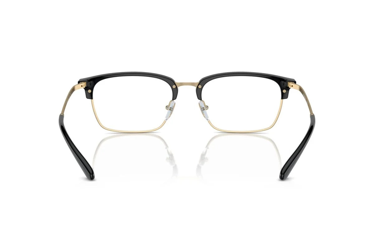 EMPORIO ARMANI - 3002 NERO LUCIDO/ORO PALLIDO OPACO | OCCHIALE DA VISTA UOMO - EA 3243 CALIBRO 53