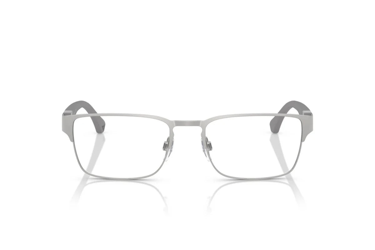 EMPORIO ARMANI - 3036 ARGENTO OPACO | OCCHIALE DA VISTA UOMO - EA 1027 CALIBRO 57