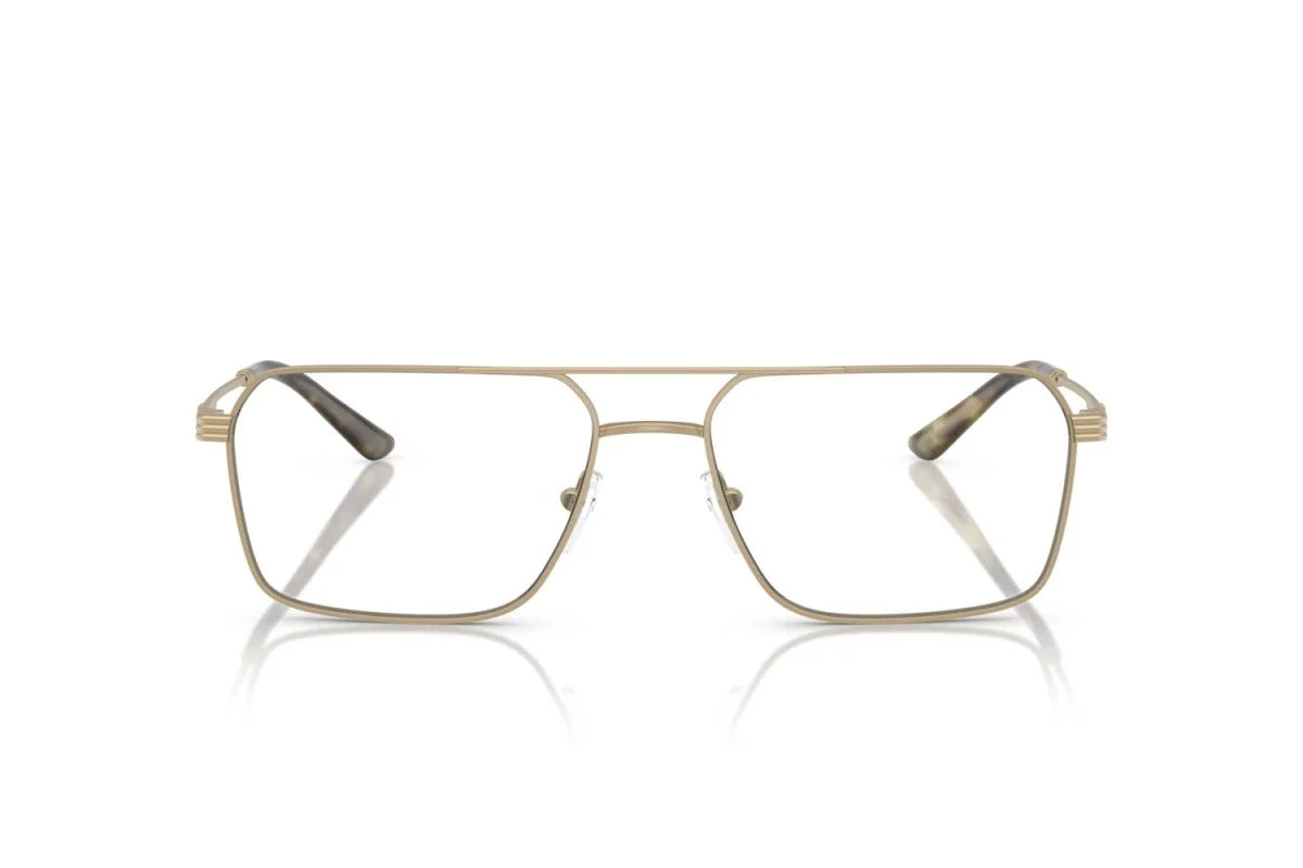 EMPORIO ARMANI - 3002 ORO PALLIDO OPACO | OCCHIALE DA VISTA UOMO - EA 1166 CALIBRO 57