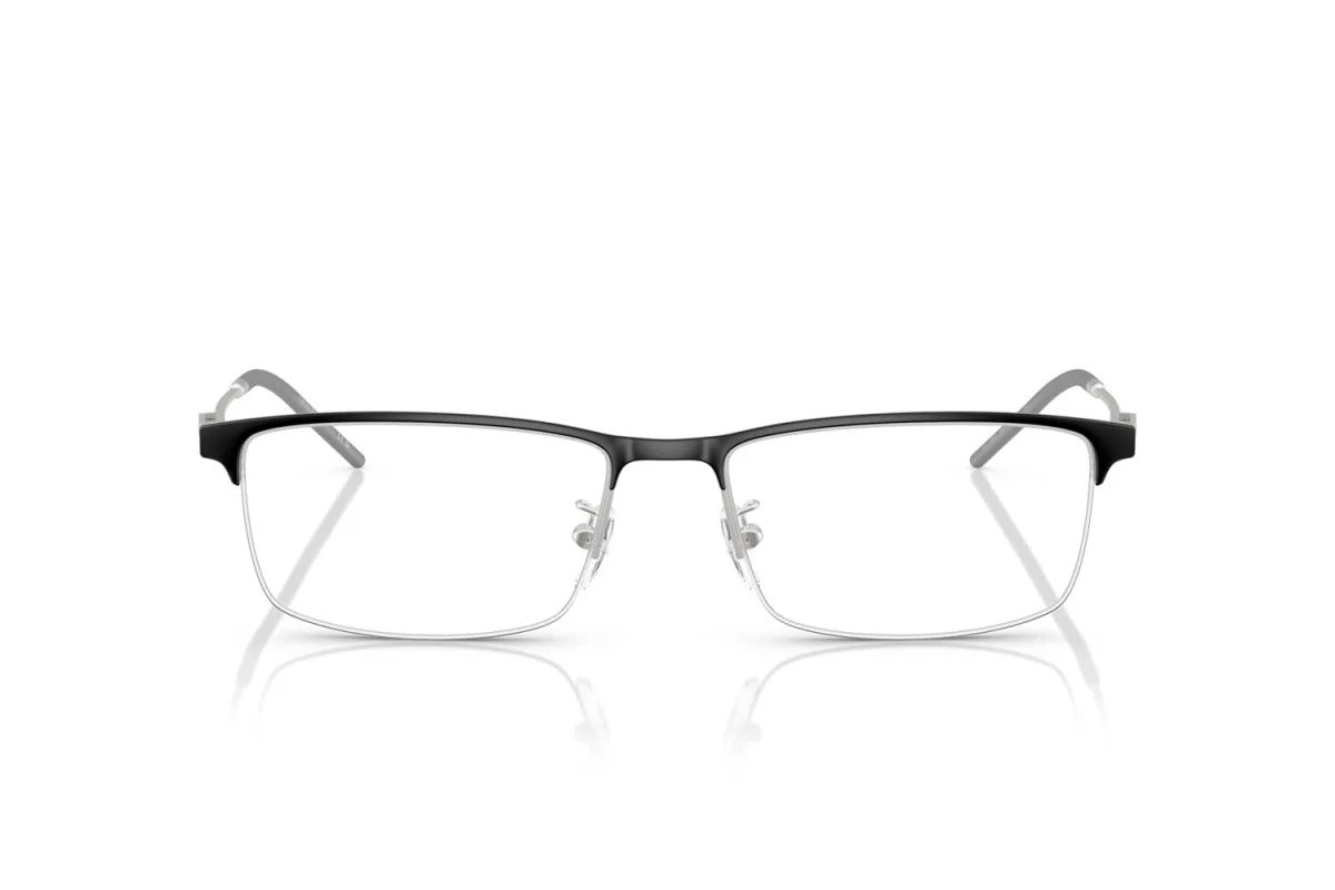 EMPORIO ARMANI - 3061 NERO OPACO/ARGENTO | OCCHIALE DA VISTA UOMO - EA 1168D CALIBRO 56