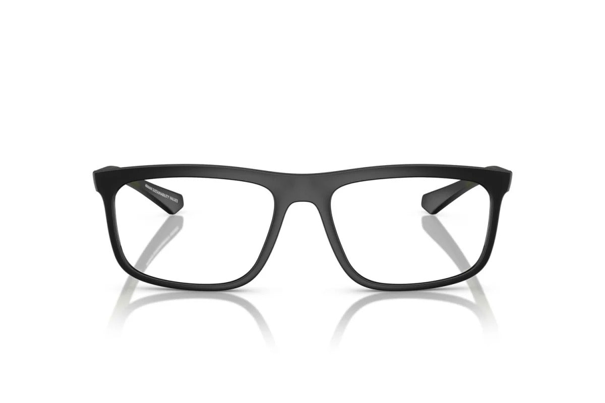 EMPORIO ARMANI - 5001 NERO OPACO | OCCHIALE DA VISTA UOMO - EA 3246 CALIBRO 55