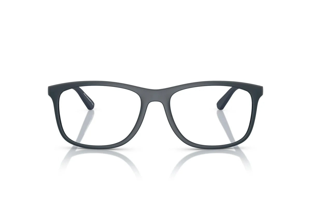 EMPORIO ARMANI - 6189 BLU SCURO OPACO | OCCHIALE DA VISTA UOMO - EA 3247 CALIBRO 55