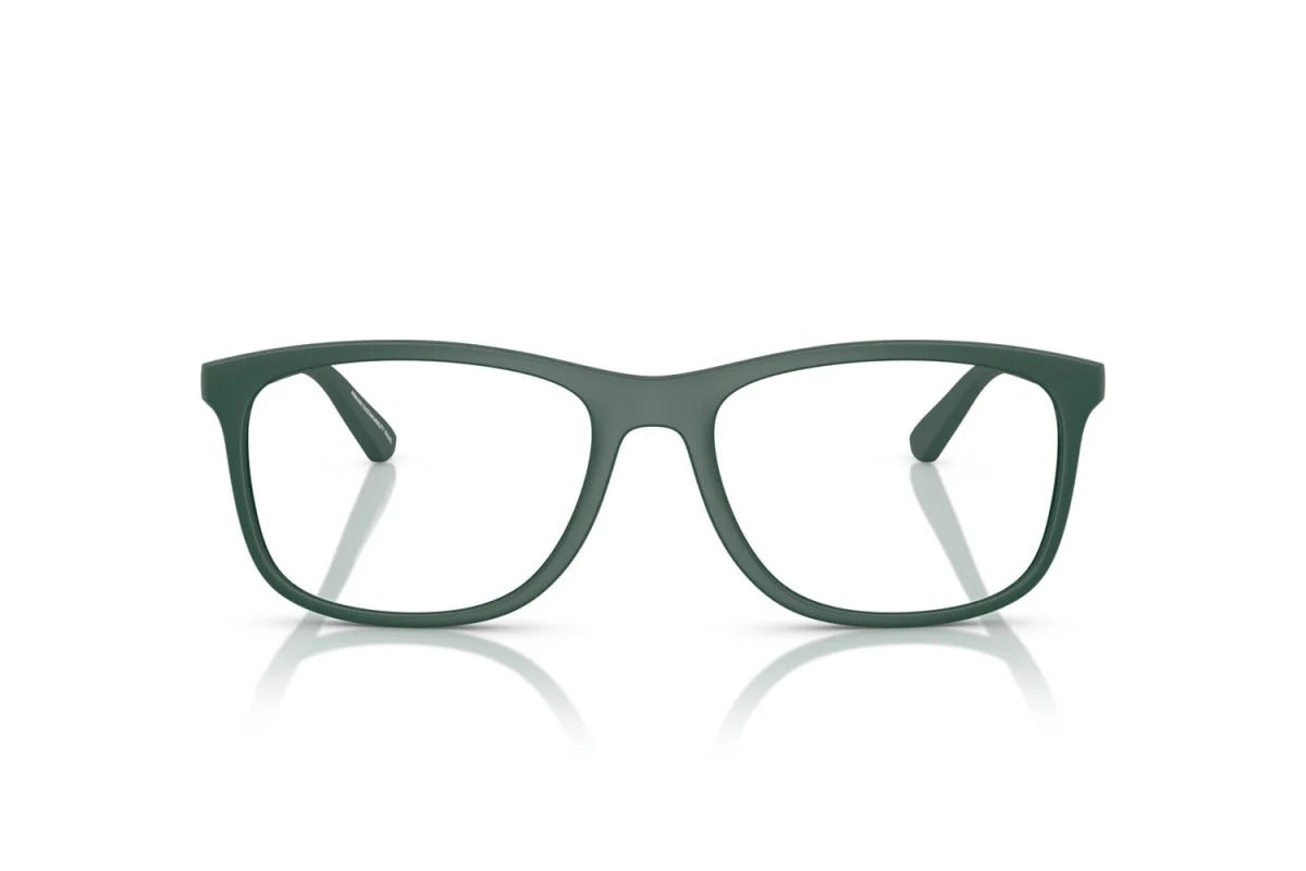 EMPORIO ARMANI - 6190 VERDE SCURO OPACO | OCCHIALE DA VISTA UOMO - EA 3247 CALIBRO 53
