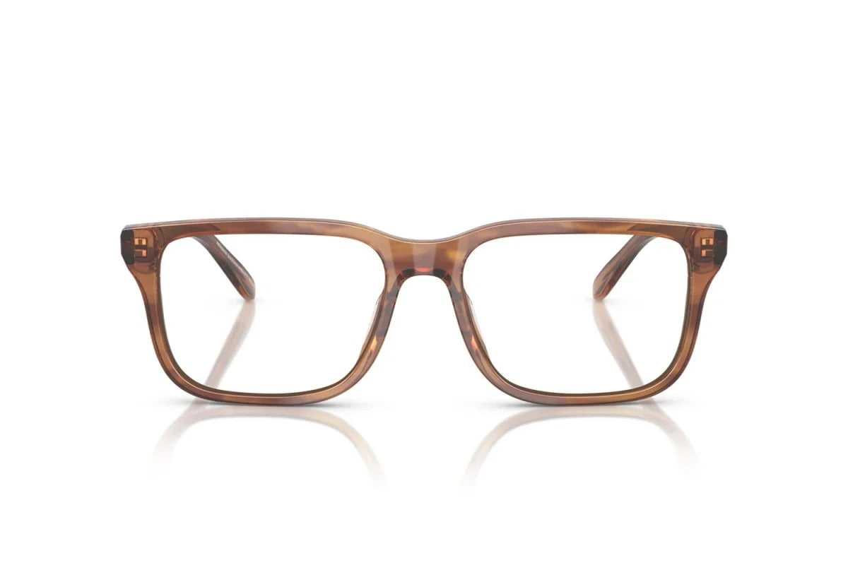 EMPORIO ARMANI - 6203 MARRONE AVANA LUCIDO | OCCHIALE DA VISTA UOMO - EA 3250U CALIBRO 54