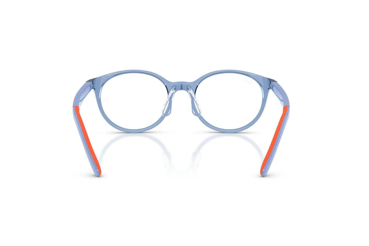 OCCHIALE DA VISTA BAMBINO UNISEX | RAY-BAN JUNIOR RY 1625D - 7510 BLU TRASPARENTE - CALIBRO 47