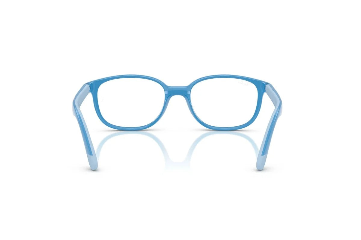 OCCHIALE DA VISTA BAMBINO UNISEX | RAY-BAN JUNIOR RY 1632 - 7509 AZZURRE E GOMMA AZZURRE - CALIBRO 46