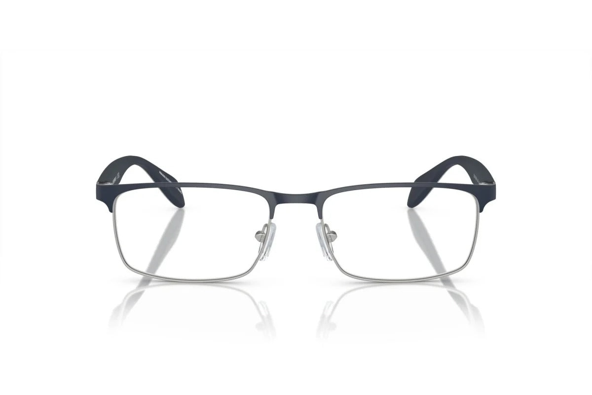 OCCHIALE DA VISTA UOMO | EMPORIO ARMANI EA 1149 - 3368 ARGENTO OPACO/BLU - CALIBRO 56