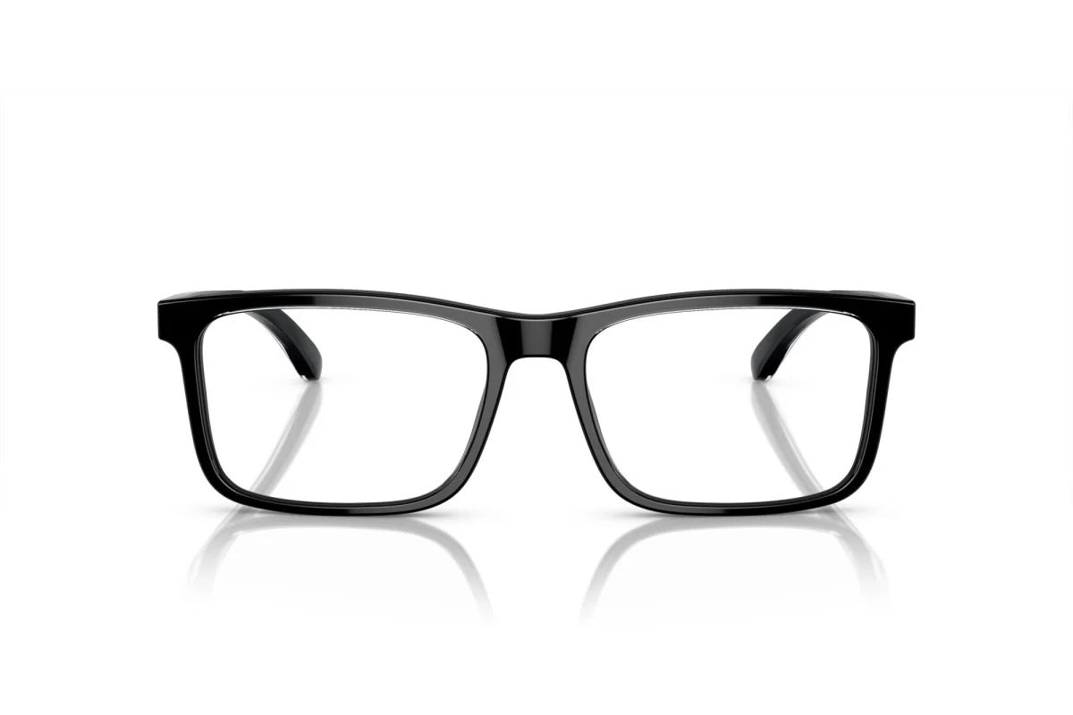 OCCHIALE DA VISTA UOMO | EMPORIO ARMANI EA 3227 - 6051 NERO LUCIDO/TOP CRISTALLO - CALIBRO 56