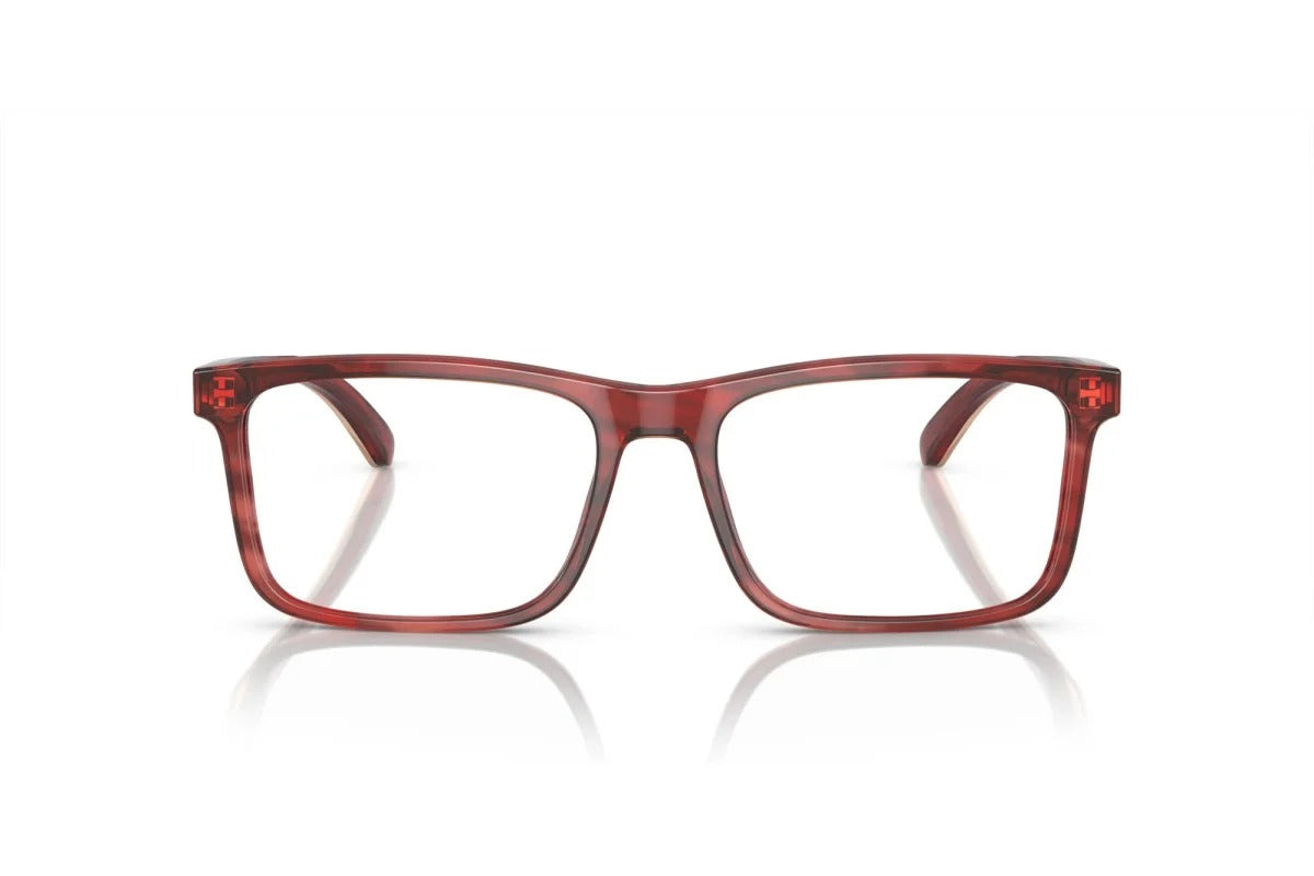 OCCHIALE DA VISTA UOMO | EMPORIO ARMANI EA 3227 - 6053 BORDEAUX LUCIDO/FUMÉ SUPERIORE - CALIBRO 56