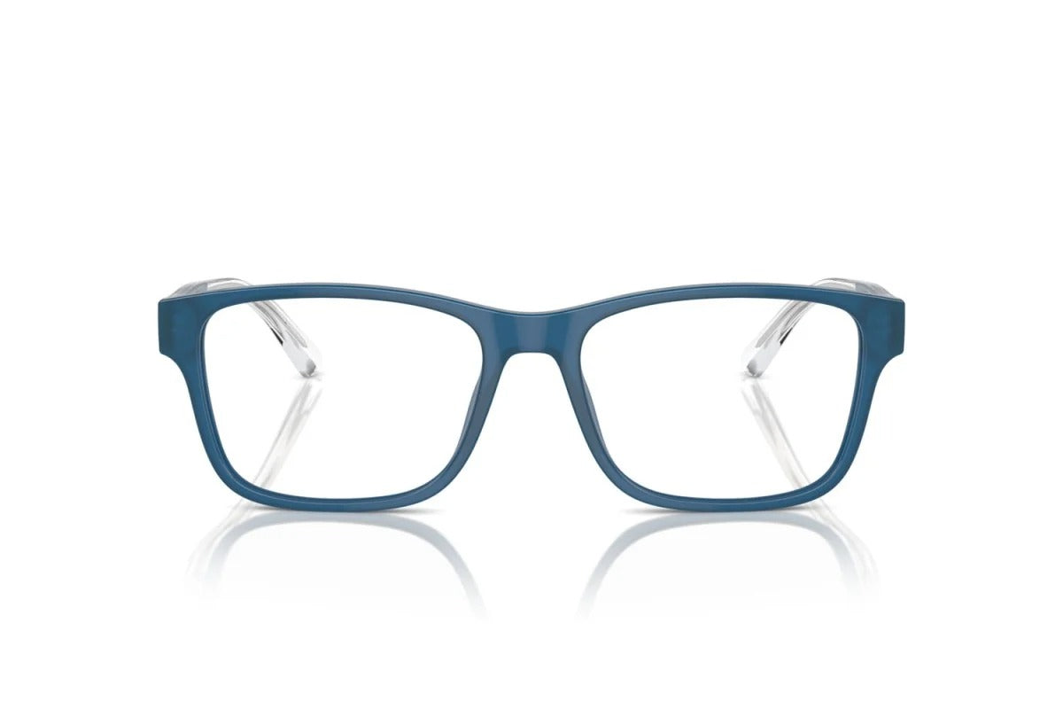 EMPORIO ARMANI - 6092 BLU OPALINO LUCIDO | OCCHIALE DA VISTA UOMO - EA 3239 CALIBRO 53