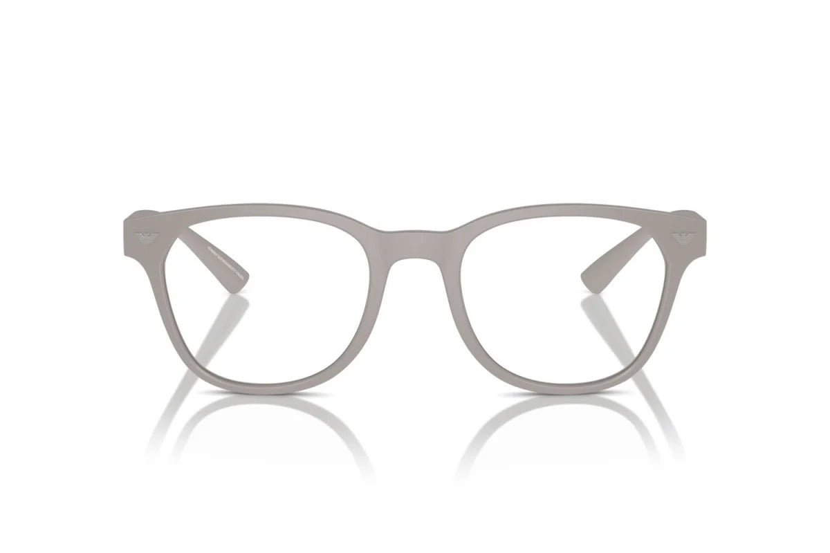 EMPORIO ARMANI - 6100 GRIGIO CHIARO OPACO | OCCHIALE DA VISTA UOMO - EA 3240U CALIBRO 52