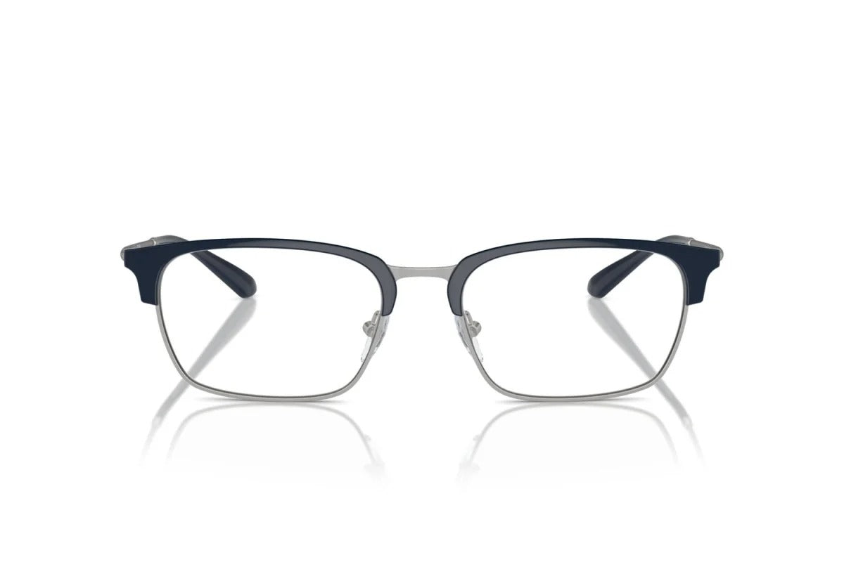 EMPORIO ARMANI - 3045 BLU LUCIDO/ARGENTO OPACO | OCCHIALE DA VISTA UOMO - EA 3243 CALIBRO 53