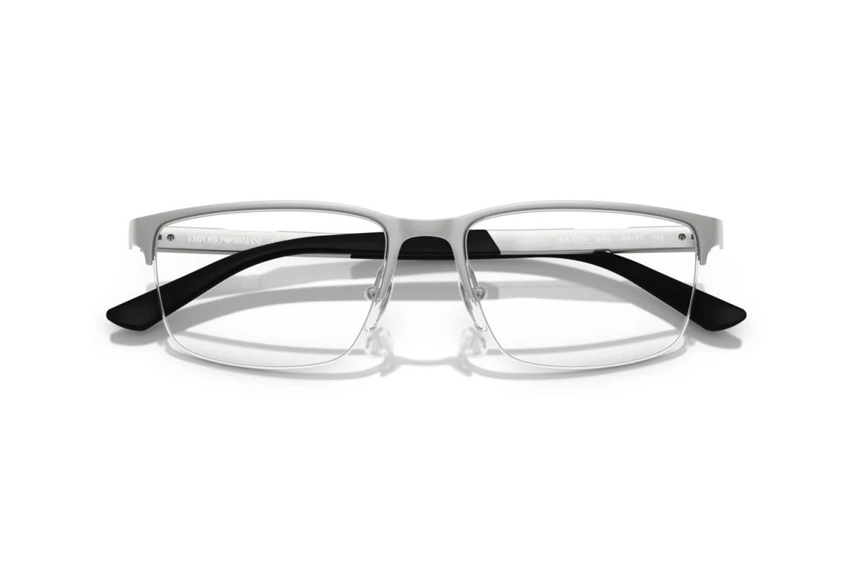EMPORIO ARMANI - 3045 ARGENTO OPACO | OCCHIALE DA VISTA UOMO - EA 1164 CALIBRO 56