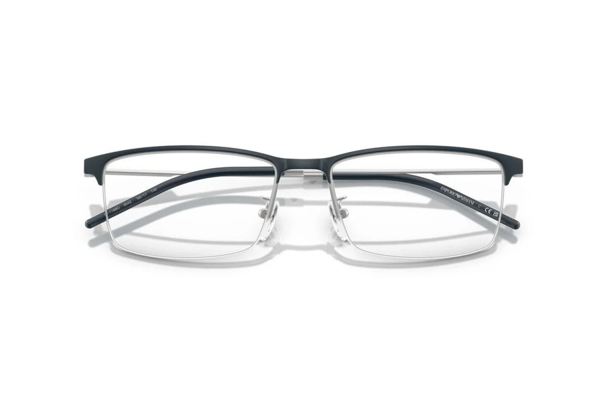 EMPORIO ARMANI - 3042 BLU SCURO OPACO | OCCHIALE DA VISTA UOMO - EA 1168D CALIBRO 56