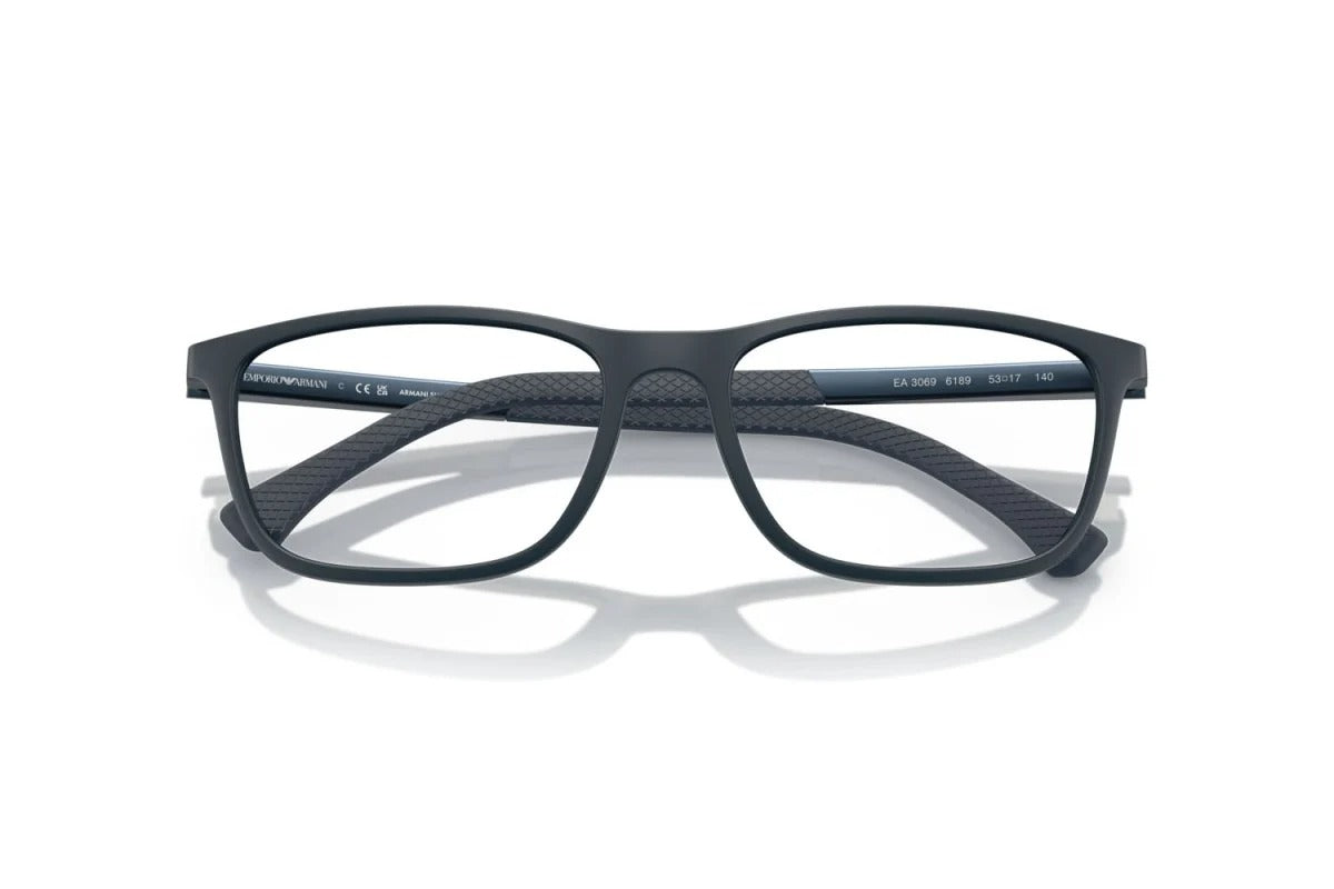 OCCHIALE DA VISTA UOMO | EMPORIO ARMANI EA 3069 - 6189 BLU OPACO - CALIBRO 55