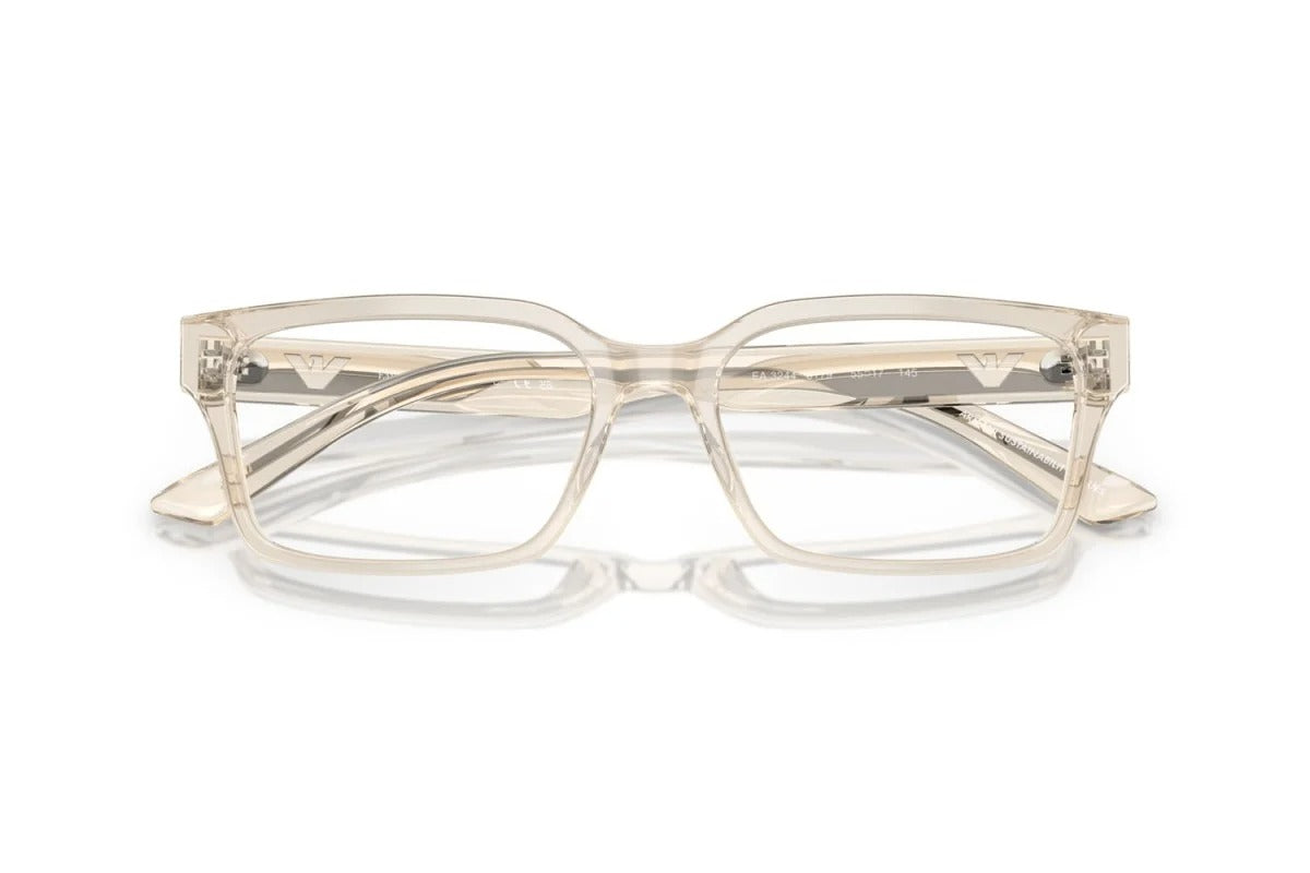 EMPORIO ARMANI - 6179 CRISTALLO IRIDESCENTE | OCCHIALE DA VISTA UOMO - EA 3244 CALIBRO 55
