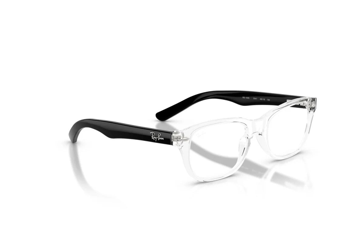OCCHIALE DA VISTA BAMBINO UNISEX | RAY-BAN JUNIOR RY 1555 - 3541 TRASPARENTE - CALIBRO 48