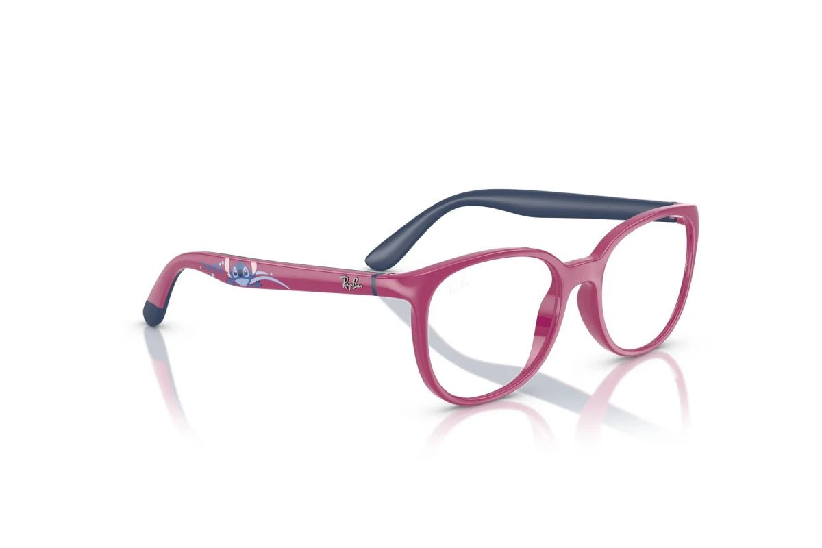 OCCHIALE DA VISTA BAMBINO UNISEX | RAY-BAN JUNIOR RY 1631 - 7508 FUCSIA/BLU GOMMA - CALIBRO 45