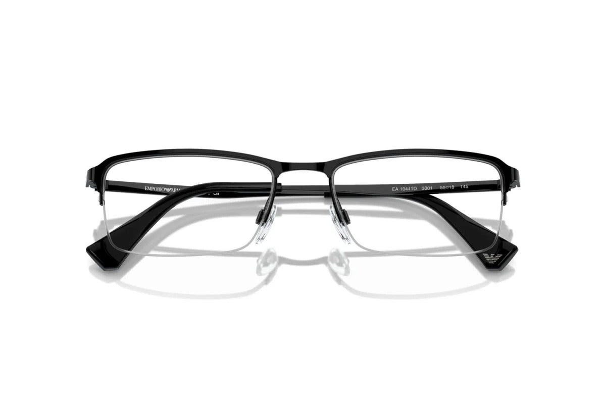 EMPORIO ARMANI - 3001 NERO LUCIDO | OCCHIALE DA VISTA UOMO - EA 1044TD CALIBRO 55
