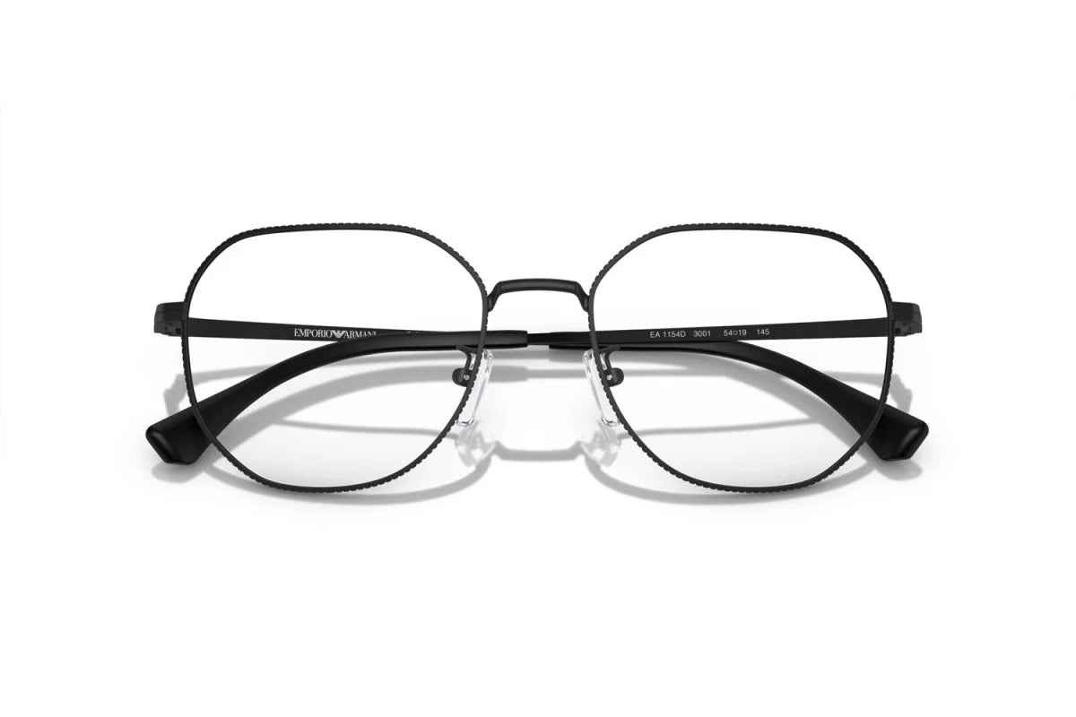 OCCHIALE DA VISTA UOMO | EMPORIO ARMANI EA 1154D - 3001 NERO OPACO - CALIBRO 54
