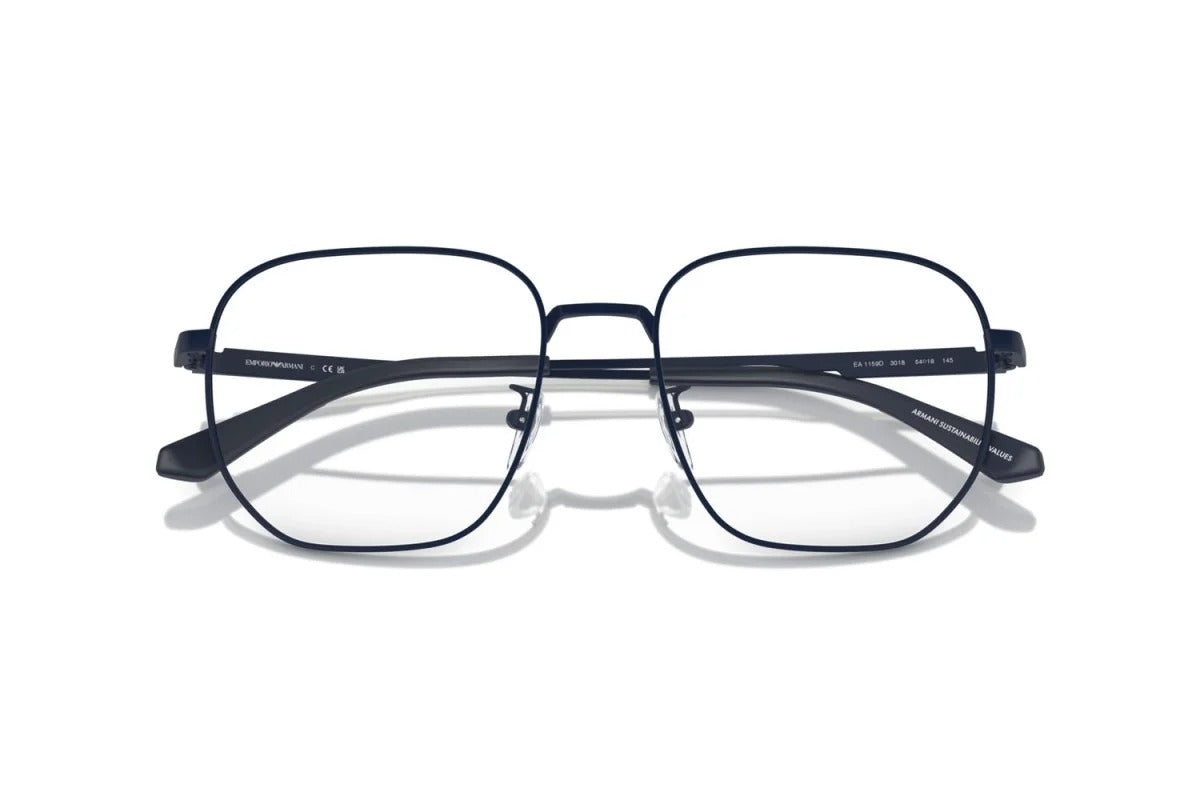 EMPORIO ARMANI - 3018 BLU OPACO | OCCHIALE DA VISTA UOMO - EA 1159D CALIBRO 54