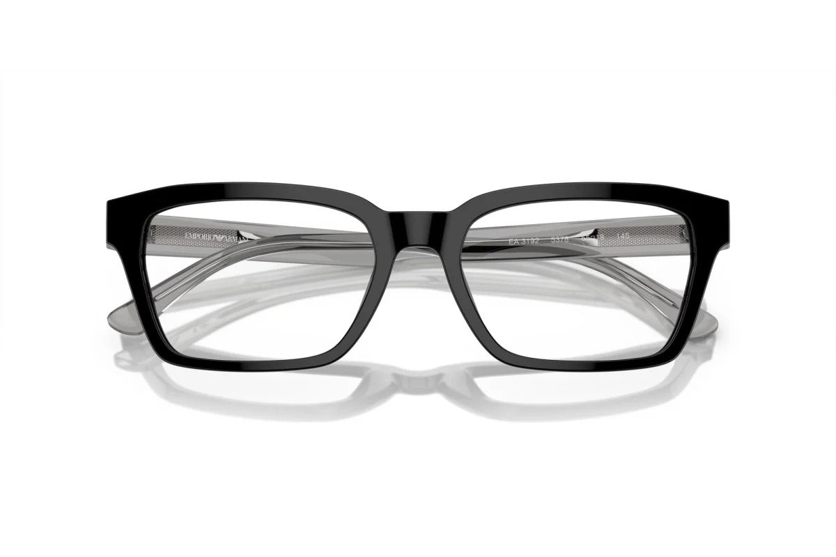 OCCHIALE DA VISTA UOMO | EMPORIO ARMANI EA 3192 - 5378 NERO LUCIDO - CALIBRO 53