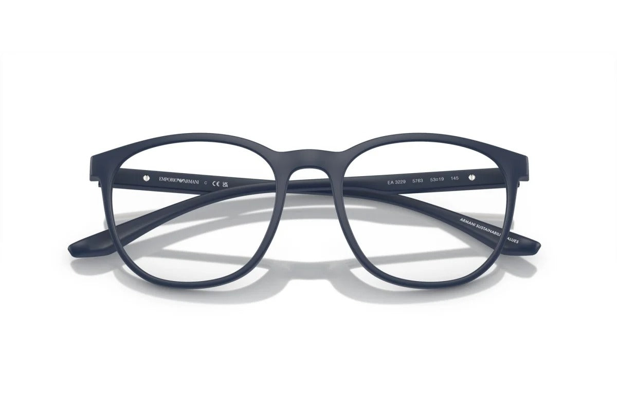OCCHIALE DA VISTA UOMO | EMPORIO ARMANI EA 3229 - 5763 BLU OPACO - CALIBRO 53