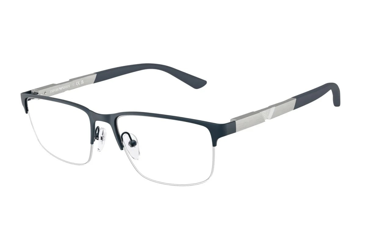 EMPORIO ARMANI - 3042 BLU OPACO | OCCHIALE DA VISTA UOMO - EA 1164 CALIBRO 56