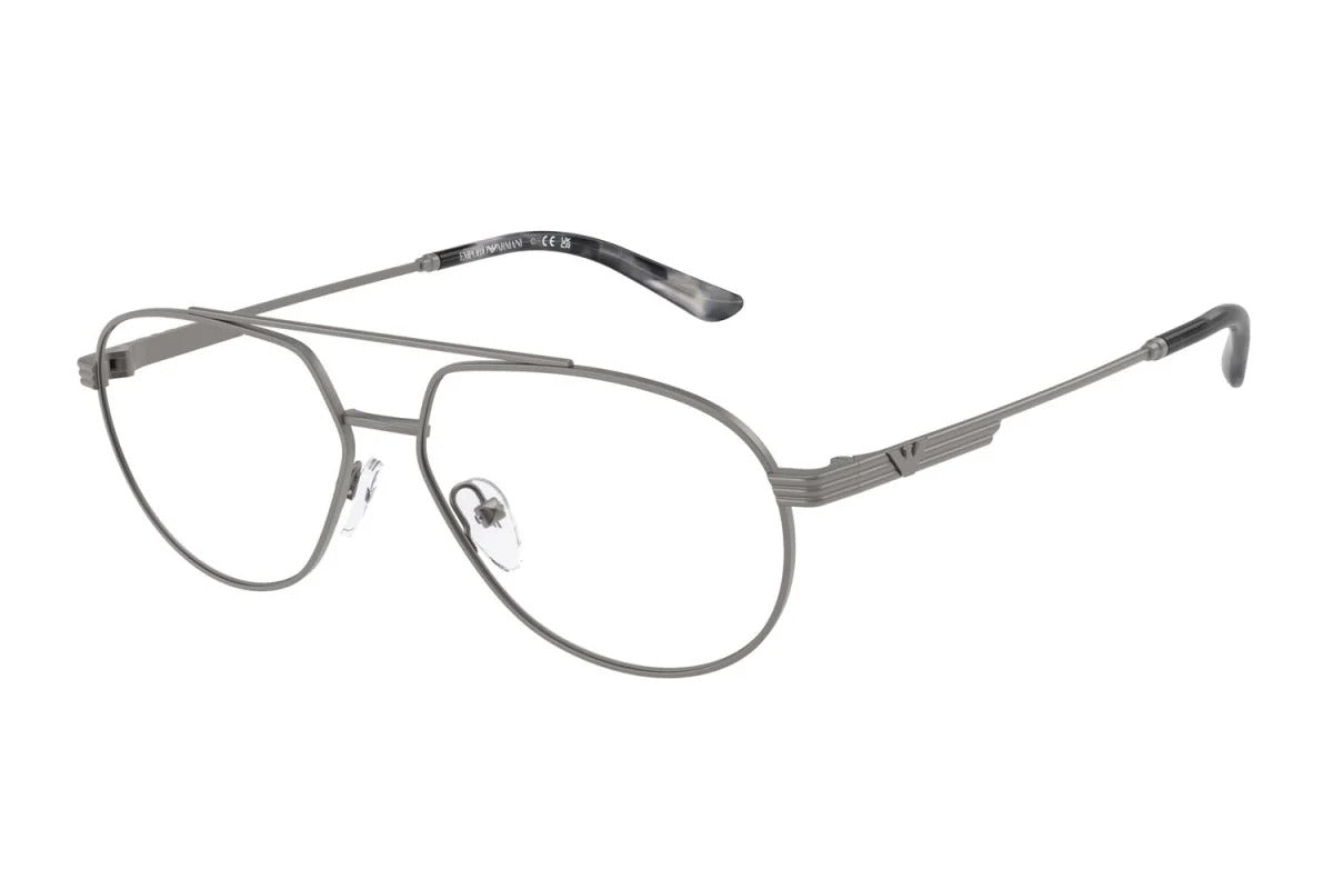 EMPORIO ARMANI - 3003 CANNA DI FUCILE OPACA | OCCHIALE DA VISTA UOMO - EA 1165 CALIBRO 56