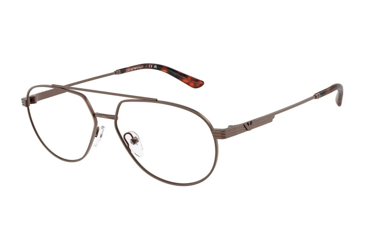 EMPORIO ARMANI - 3006 BRONZO OPACO | OCCHIALE DA VISTA UOMO - EA 1165 CALIBRO 54