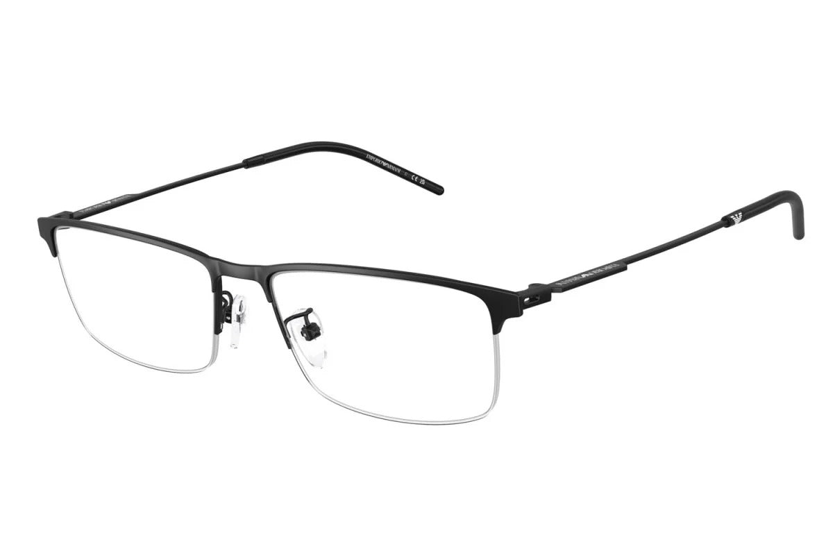 EMPORIO ARMANI - 3001 NERO OPACO | OCCHIALE DA VISTA UOMO - EA 1168D CALIBRO 56