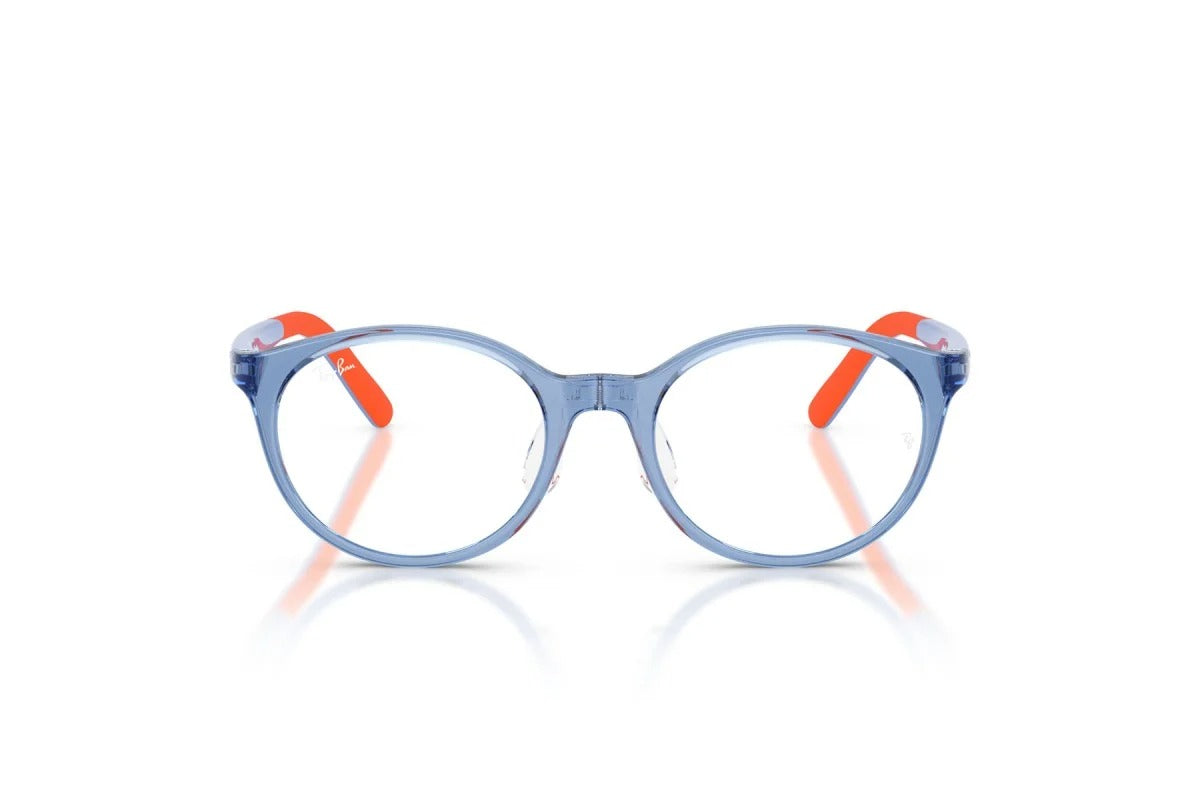 OCCHIALE DA VISTA BAMBINO UNISEX | RAY-BAN JUNIOR RY 1625D - 7510 BLU TRASPARENTE - CALIBRO 47