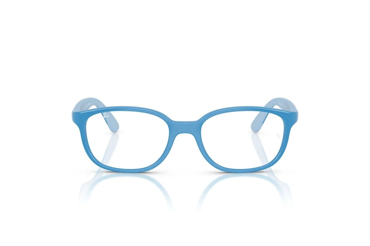 OCCHIALE DA VISTA BAMBINO UNISEX | RAY-BAN JUNIOR RY 1632 - 7509 AZZURRE E GOMMA AZZURRE - CALIBRO 46