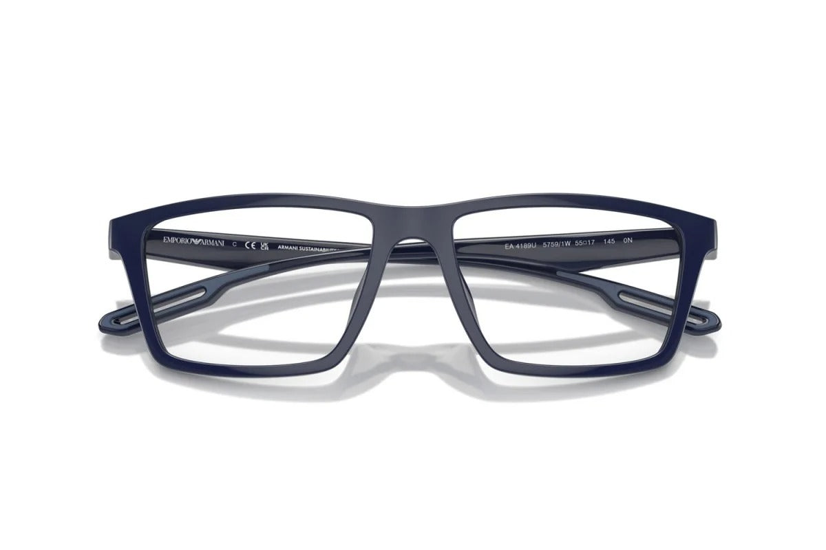 OCCHIALE DA VISTA UOMO | EMPORIO ARMANI EA 4189U - 57591W + CLIP ON - CALIBRO 55