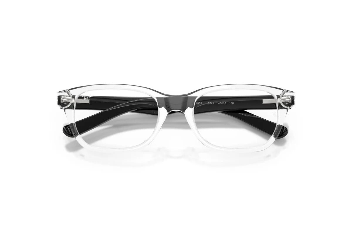 OCCHIALE DA VISTA BAMBINO UNISEX | RAY-BAN JUNIOR RY 1555 - 3541 TRASPARENTE - CALIBRO 48