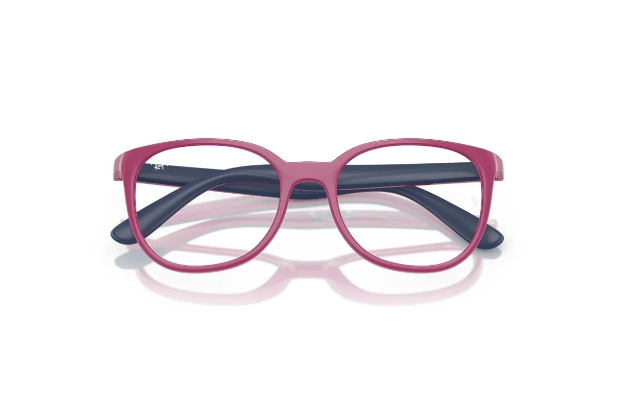 OCCHIALE DA VISTA BAMBINO UNISEX | RAY-BAN JUNIOR RY 1631 - 7508 FUCSIA/BLU GOMMA - CALIBRO 45