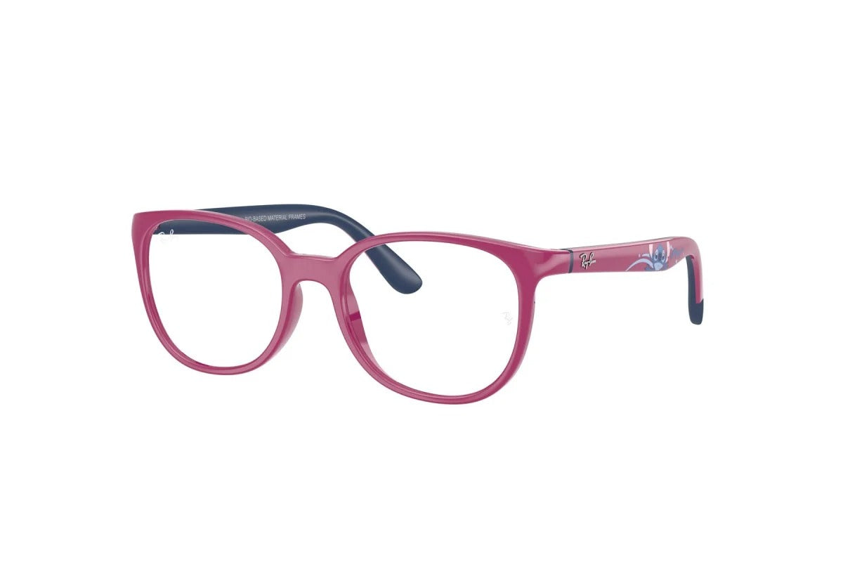 OCCHIALE DA VISTA BAMBINO UNISEX | RAY-BAN JUNIOR RY 1631 - 7508 FUCSIA/BLU GOMMA - CALIBRO 45